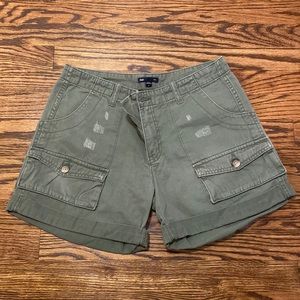 Banana Republic Factory Women’s Army Green Shorts Size: 6